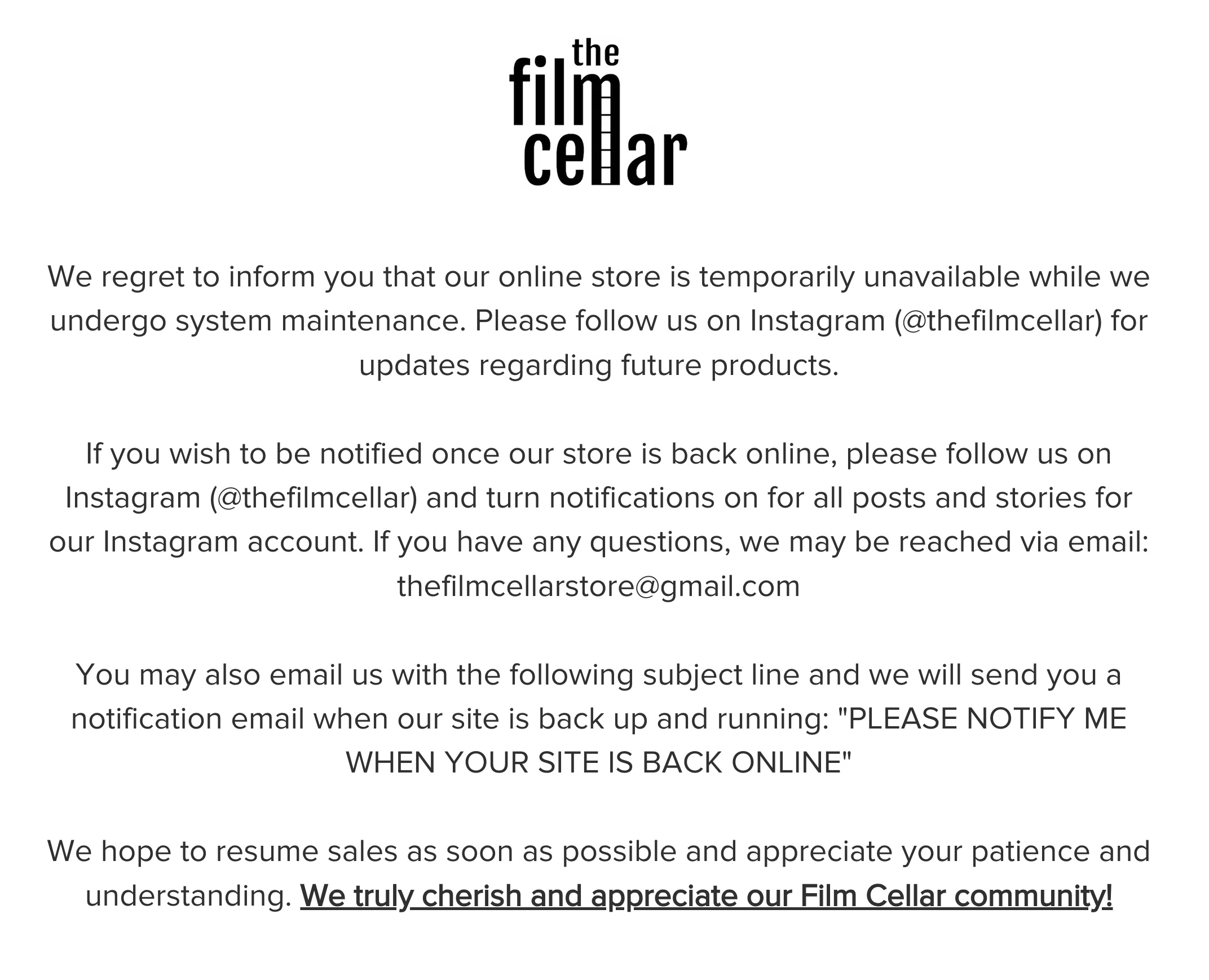 The Film Cellar